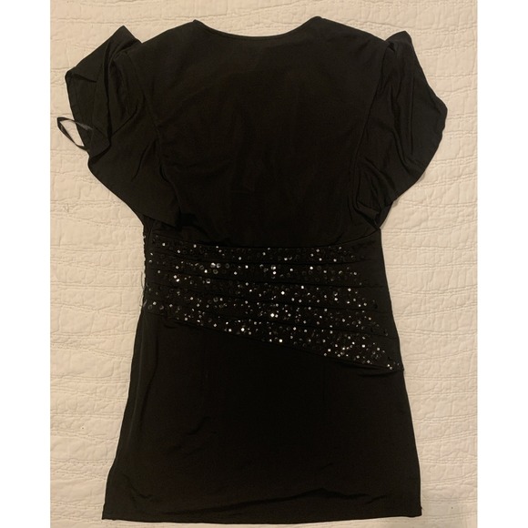 Cavalli Class Tops - Roberto Cavalli class black blouse size 8 with sequins
